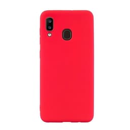 Samsung Galaxy A20 Flytende silikon deksel- Black