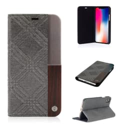 iPhone X deksel 50:50 Trinity Emboss Folio tilbake deksel