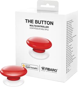 Fibaro Button til HomeKit Smart switch FGBHPB-101-3 (rød)