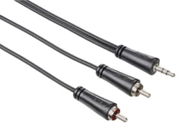 Hama komposittkabel, 3.5 mm minijack til 2 x RCA (3 m)