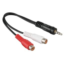 Hama adapter, 2 x RCA hunn - 3.5 mm jack hann