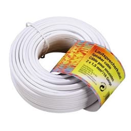 Hama Högtalarkabel 2 x 1.5mm² - 10m (vit)
