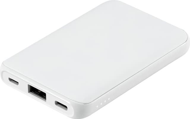 Goji 5,000mAh Mini Size powerbank (hvit)