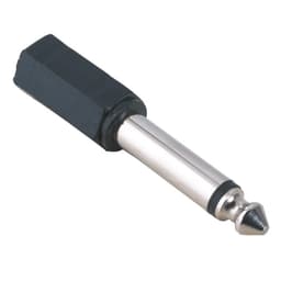 Hama adapter, 3.5 mm jack hunn - 6.3 mm jack hann(mono)