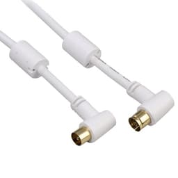 Hama Antennkabel koaxial 95 dB (3m) vit