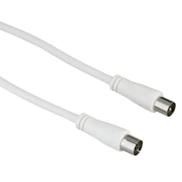 Hama antennekabel 90 dB (20 meter - hvidt)