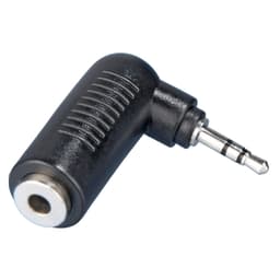 Hama vinklet adapter,3.5 mm jack hun-2.5 mm jack han