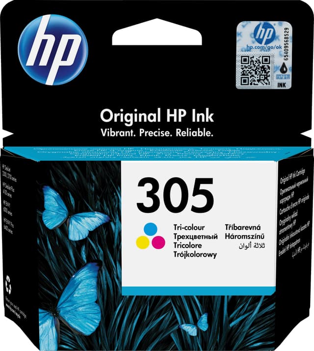 HP 305 blekkpatron med tre farger