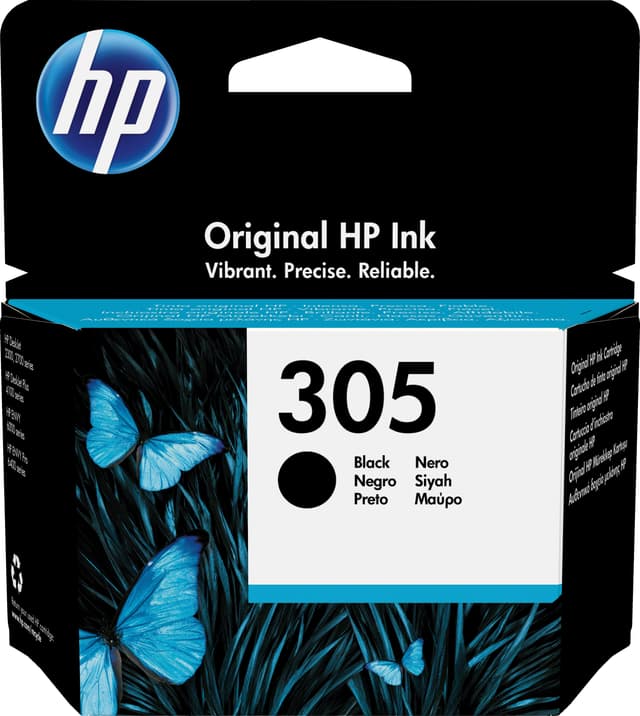 HP 305 blekkpatron sort farge