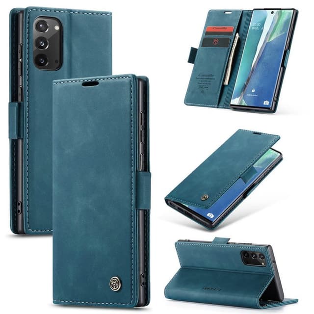 CaseMe Smart FlipCase Samsung Galaxy Note 20  - sininen