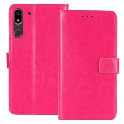 Mobilplånbok 3-kort Doro 8050 (5.7")  - Rosa