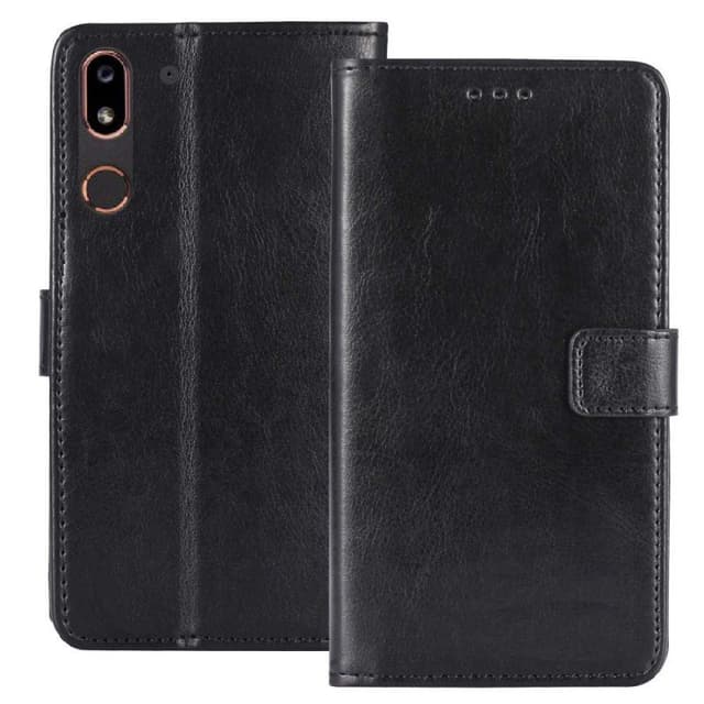 Wallet cover 3-kort Doro 8050 (5,7 ")  - sort