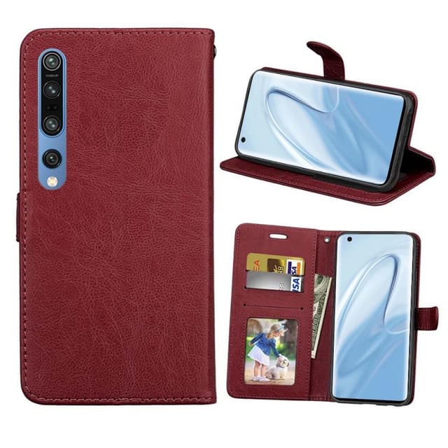 Mobil tegnebog 3-kort Xiaomi Mi 10  - brun
