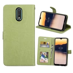 Lompakkokotelo 3-kortti Nokia 2.3 (TA-1211)  - vihreä