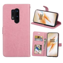Lompakkokotelo 3-kortti OnePlus 8 Pro (IN2020)  - vaaleanpunainen