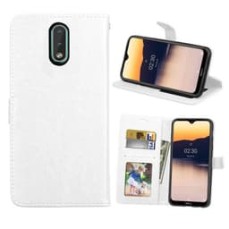 Lompakkokotelo 3-kortti Nokia 2.3 (TA-1211)  - valkoinen