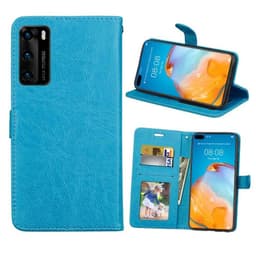 Lompakkokotelo 3-kortti Huawei P40 (ANA-AN00)  - Vaaleansininen