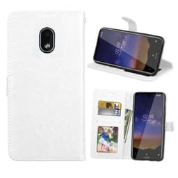 Lompakkokotelo 3-kortti Nokia 2.2 (TA-1183)  - valkoinen