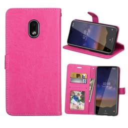 Mobil tegnebog 3-kort Nokia 2.2 (TA-1183)  - lyserød
