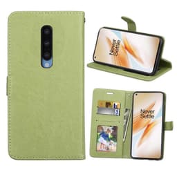 Lommebokdeksel 3-kort OnePlus 8 (IN2010)  - Grønn