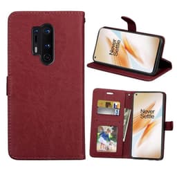 Lompakkokotelo 3-kortti OnePlus 8 Pro (IN2020)  - ruskea