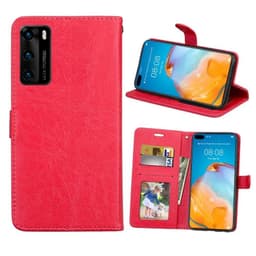 Mobil tegnebog 3-kort Huawei P40 (ANA-AN00)  - rød
