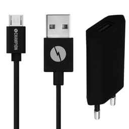 Lade- og synkroniseringssett MicroUSB 1A Svart