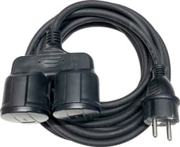 Smartline Splice 2-paikkainen jatkojohto ulkotiloihin 5 M