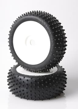Schumacher Mini Spike 1/8 Yellow - 1 par på felg