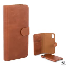Wallet Läder iPhone XR Brun