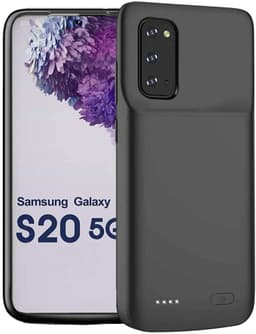 Akun kansi 4800mAh - yhteensopiva Samsung Galaxy S20: n kanssa - musta