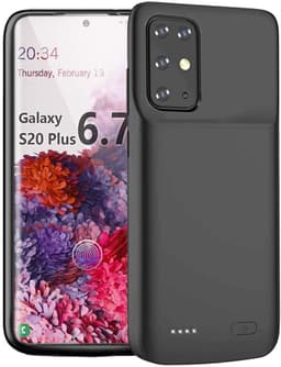 Samsung Galaxy S20 Plus -akun suojus 6000mAh Musta