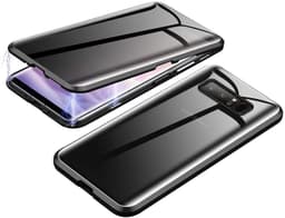 Mobilt deksel i tosidig herdet glass til Samsung Note 8 - svart