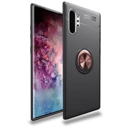 Matkapuhelimen kuori rengaspidikkeellä Samsung Galaxy Note 10 Plus musta / rosé