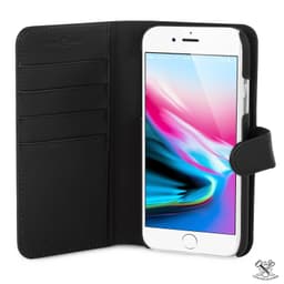 Lommebok Lær iPhone 7/8 / SE Svart