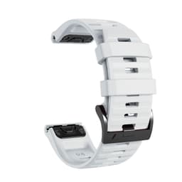 Armbånd til Fenix 5/6, Forerunner 945, Quatix 5 og andre - Hvit