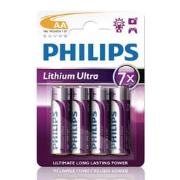 Ultra Lithium AA FR06 4-pack