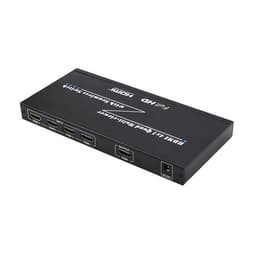 4x1 HDMI Multi-viewer / 4-kanals skjerm splitter