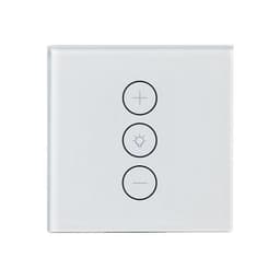 WiFi switch 2,6 GHz med lysdæmper Hvid