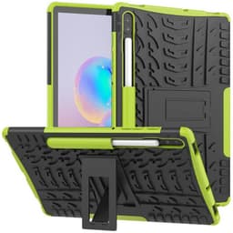 Stødfast shell med stativ Samsung Galaxy Tab S6 10,5 "(SM-T860)  - grøn