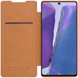 Nillkin Qin Flipdeksel Samsung Galaxy Note 20 Ultra  - brun
