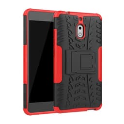 Stødbestandigt cover med stativ Nokia 2.1 2018 (TA-1080)  - rød