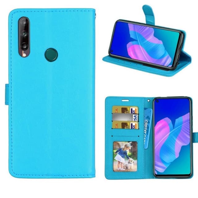 Mobilplånbok 3-kort Huawei P40 LiteE (6.39")  - Ljusblå