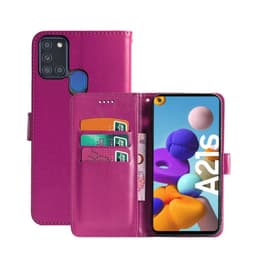Mobilplånbok 3-kort Samsung Galaxy A21s (SM-A217F)  - Rosa