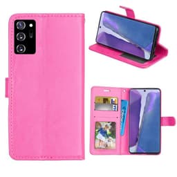 Wallet cover 3-kort Samsung Galaxy Note 20 Ultra  - lyserød