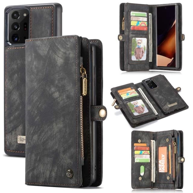 Multi-Wallet CaseMe 11-kort Samsung Galaxy Note 20 Ultra  - Sort / Gr�