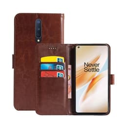 Wallet Cover 3-kort OnePlus 8 (IN2010)  - brun