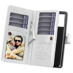 Dobbeltflip Flexi 9-kort Samsung Galaxy Note 20  - hvid