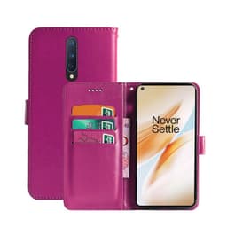 Lommebokdeksel 3-kort OnePlus 8 (IN2010)  - Rosa