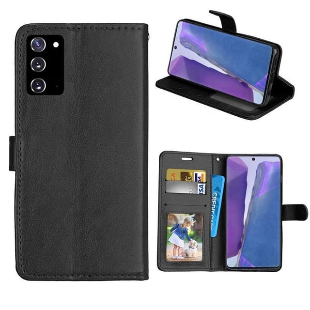 Wallet cover 3-kort Samsung Galaxy Note 20  - sort